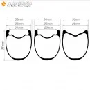 [ULTRALIGHT] 700C 35x28mm  Carbon Tubeless Hooked/Hookless / Tubular Road Bike Rim